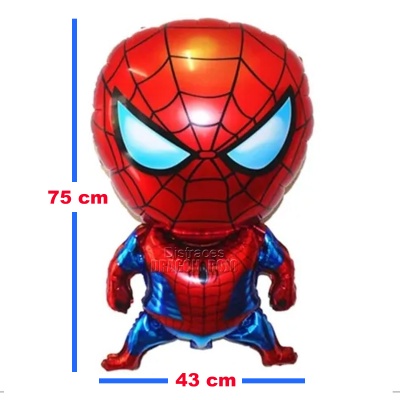 Kit Globo Metalico Spiderman Hombre Araa 5 Piezas Fiesta